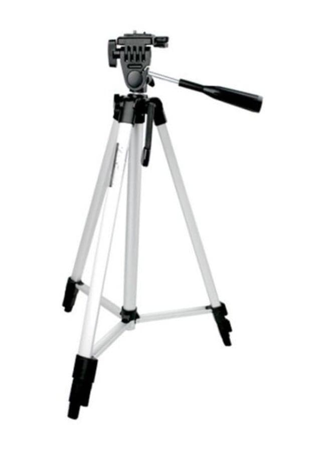 Portable Lightweight Tripod With Carrying Bag For Canon/nikon/sony Camera Silver/Black
