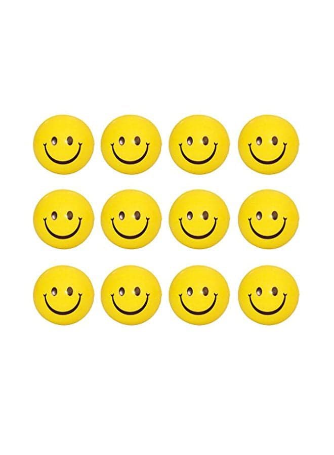 12-Piece Smiley Stress Relief Squeeze Ball Set