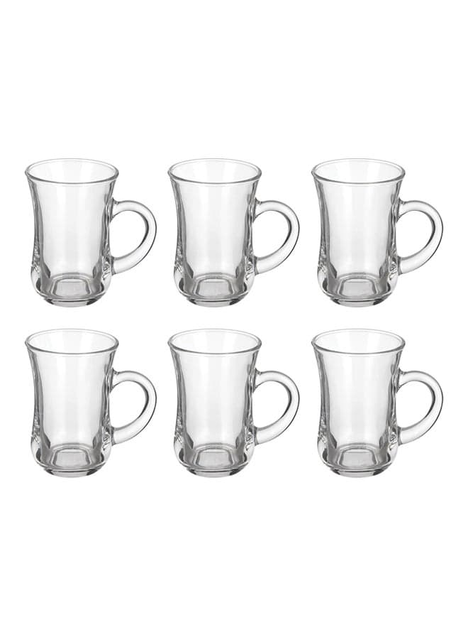 6-Piece Glass Set Clear 135ml