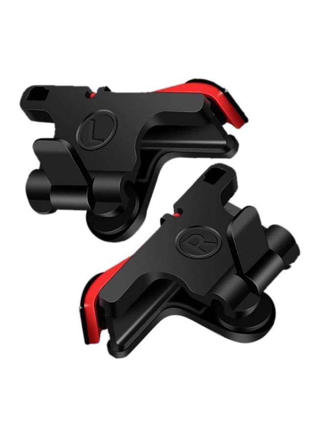 2-Piece PUBG L1R1 Shooter Trigger Gamepad Controller For Smart Phone - Wireless
