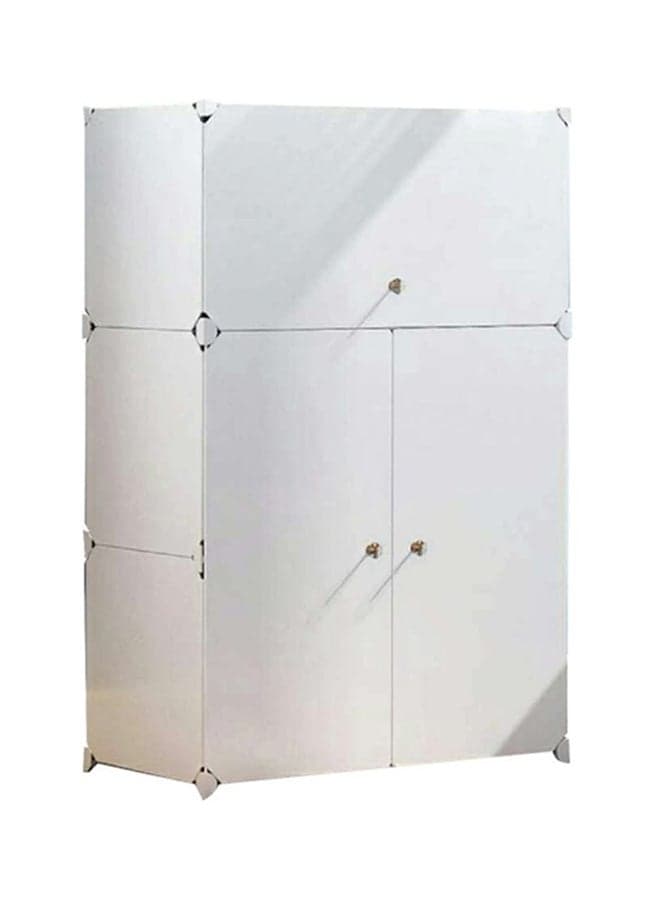 Shoe Rack Plastic Cupboard White
