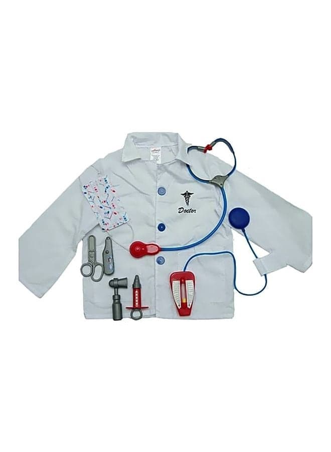 Doctor Costume With Equipment Playset