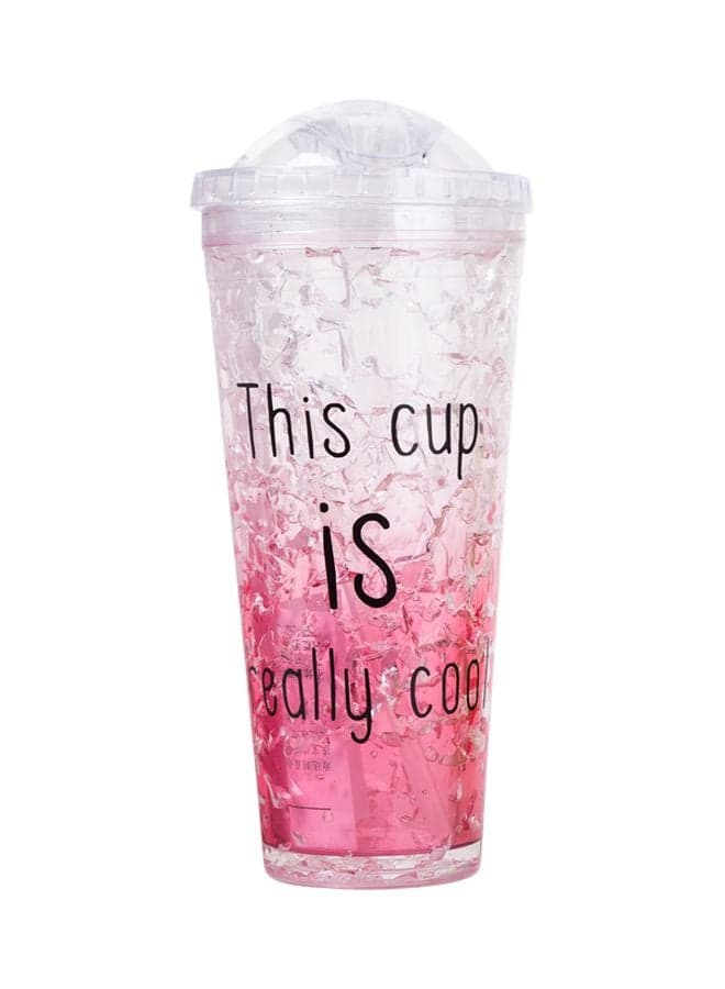 Cold Drinks Tumbler Pink/Clear
