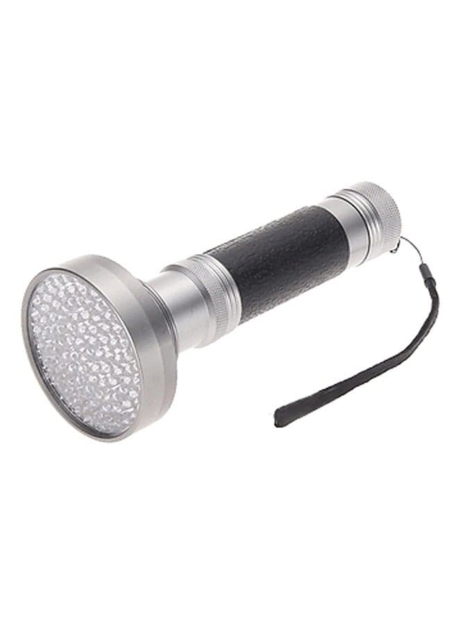 UV Scorpion LED Flashlight Silver/Black