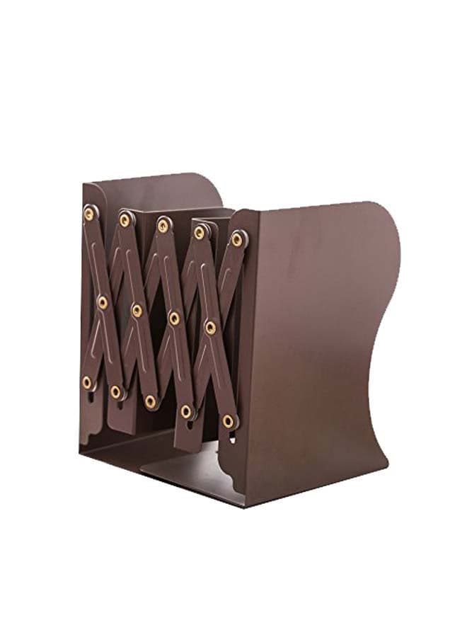 Adjustable Bookend Brown