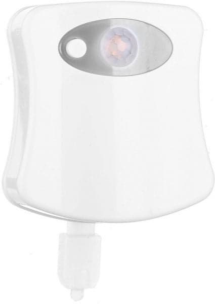 Colour Changing Motion Sensor Toilet Light Blue/Red/Green