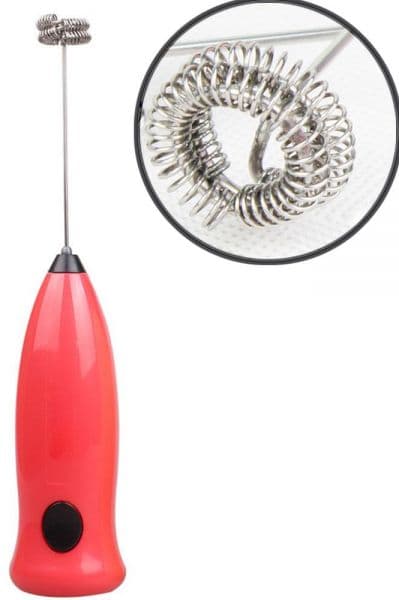 Milk Frothers Red/Silver 225mm
