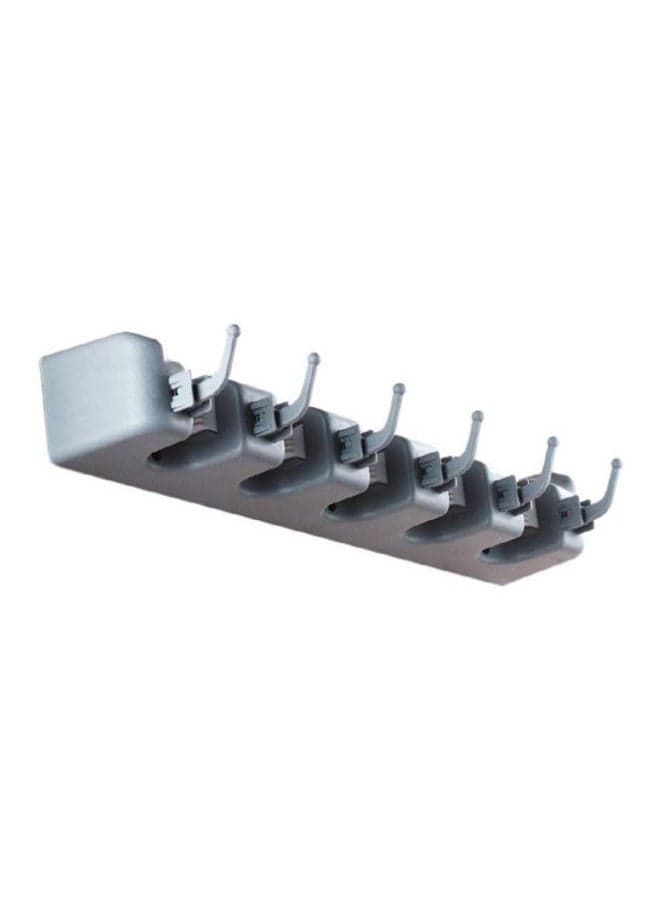 Wall Mounted Mop And Broom Holder Multicolour 41x6x8cm