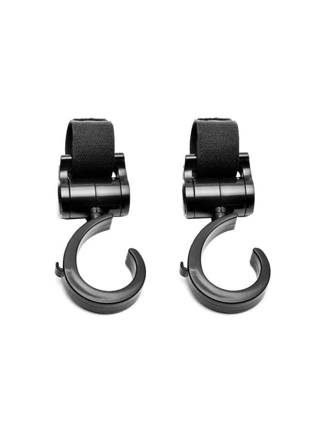 2 Piece 360 Degree Rotated Stroller Bag Hook