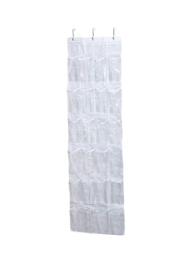 Over Door Shoe Organizer White 40.64 x 26.67x3.81cm