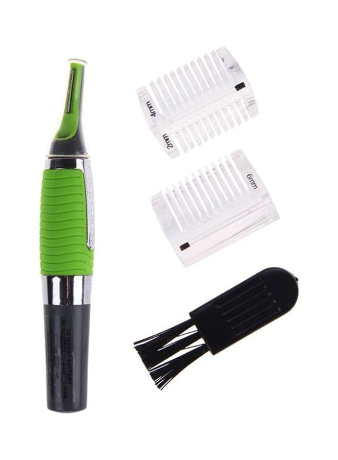 Built-In Light Hair Trimmer Green/Black/Silver