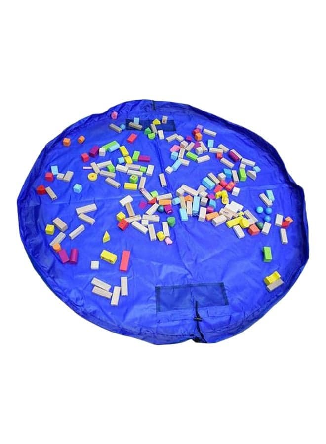 Portable Kids Play Mat Storage Bag Blue 150x150cm