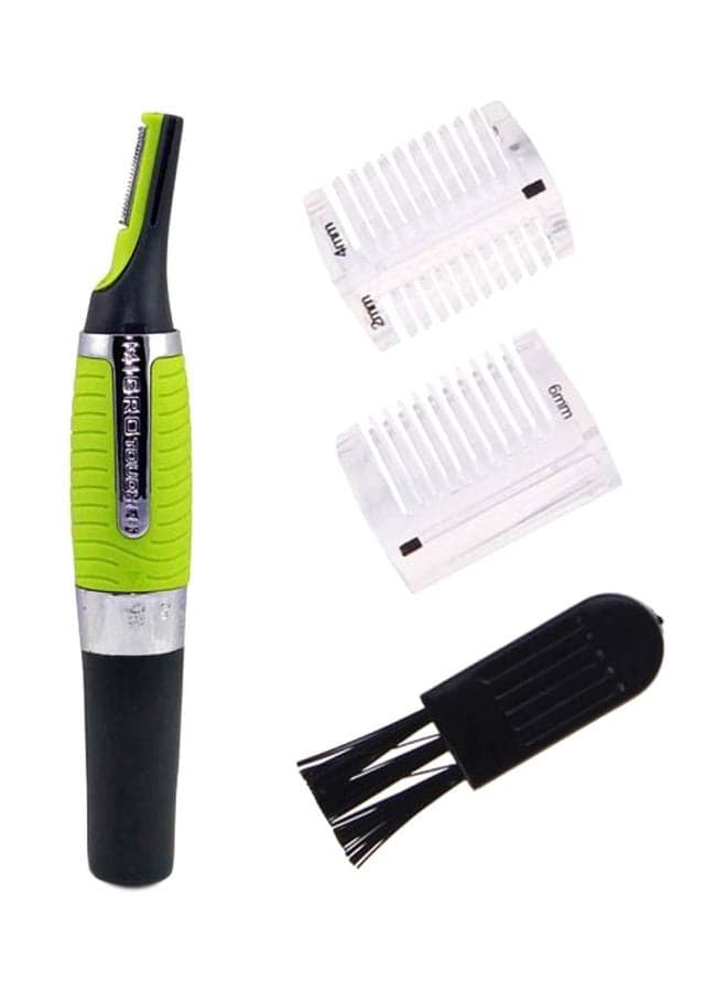 Built-In Light Hair Trimmer Green/Black/Silver