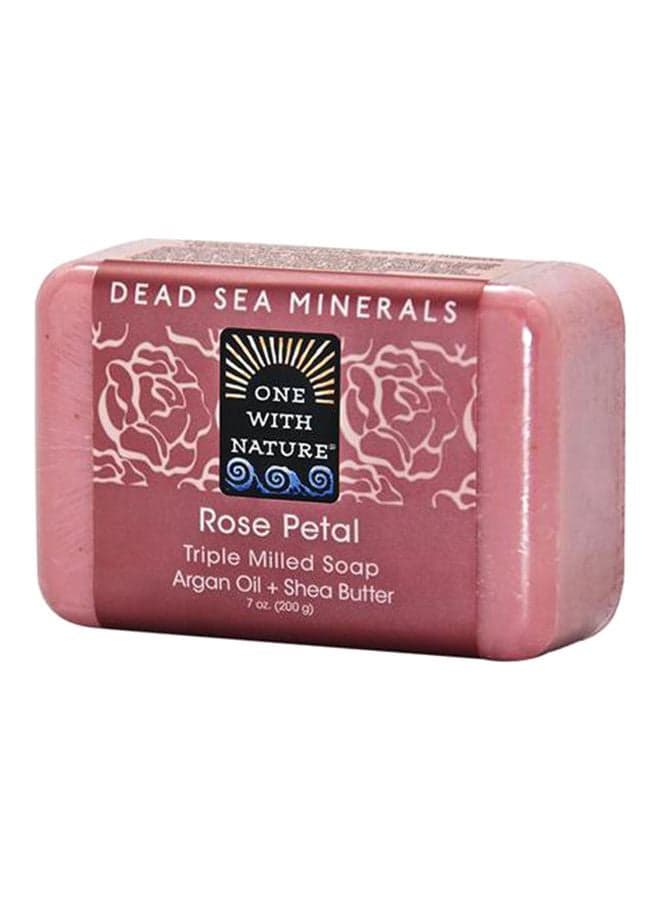 Dead Sea Minerals Rose Petal Soap 200grams