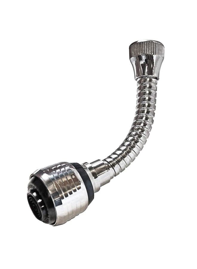 360 Degree Easy Cleaning Flexible Faucet Sprayer Silver