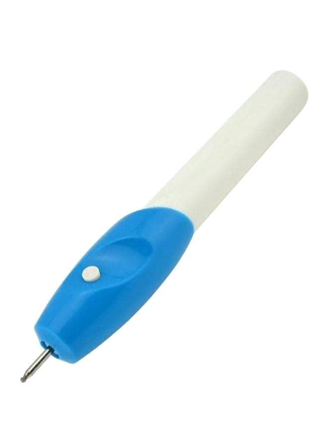 Electric Engraver White/Blue