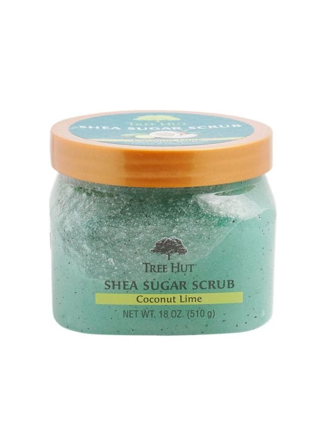 Coconut Lime Shea Sugar Scrub 510grams