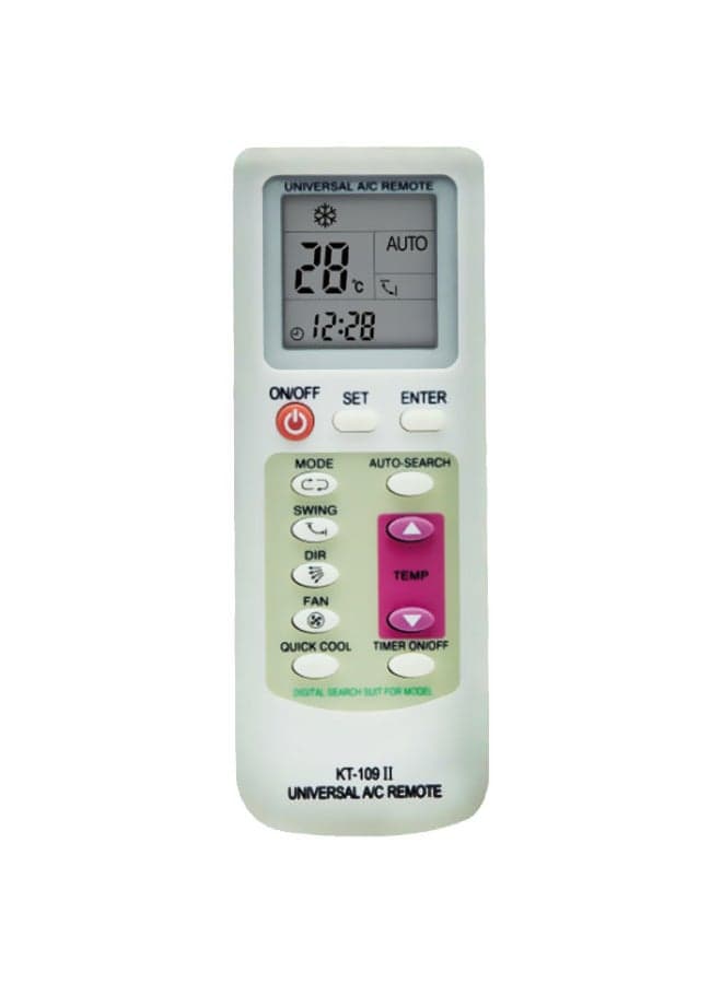 Universal Remote Control For AC KT-10 White/Pink