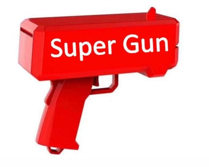 Money Toy Gun