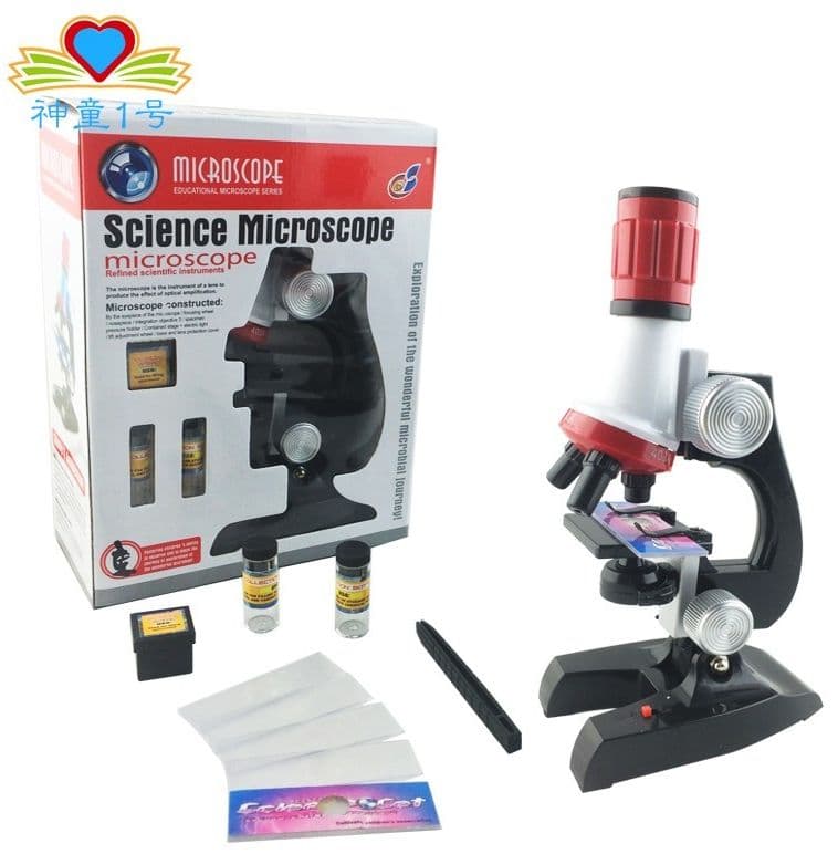 Real Educational Biological Microscope With Support Set