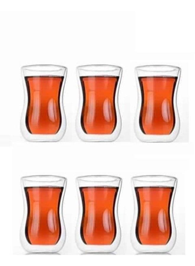 6-Piece Glass Set Clear