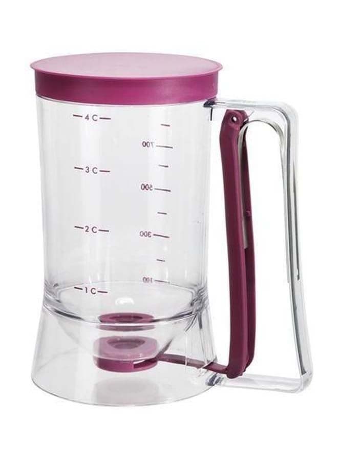 Batter Dispenser Clear/Pink
