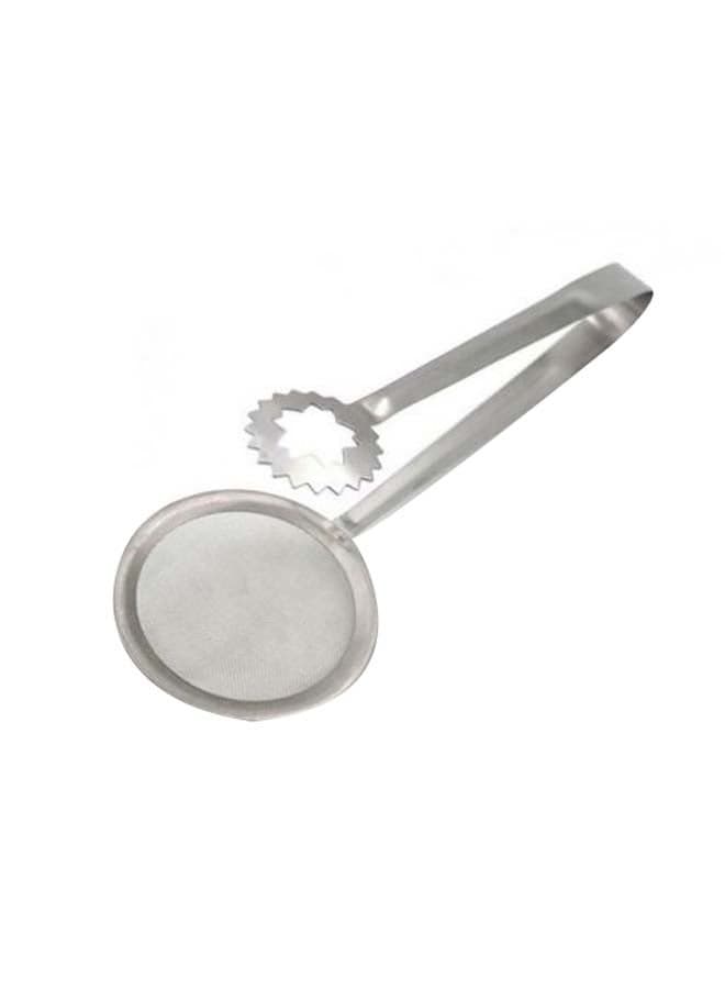 Stainless Steel Frying Tong Silver