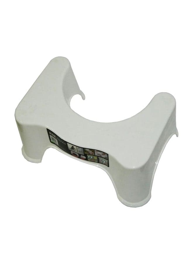 Toilet Rest Stand Stool White 44x20cm