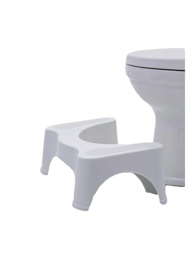 Toilet Foot Stool White 9inch