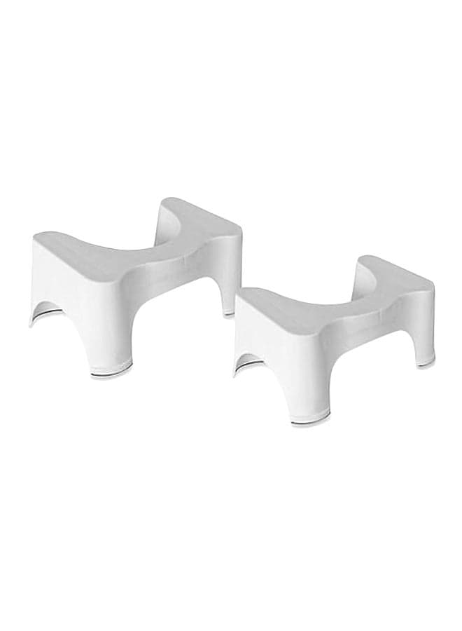 Bathroom Toilet Stool White