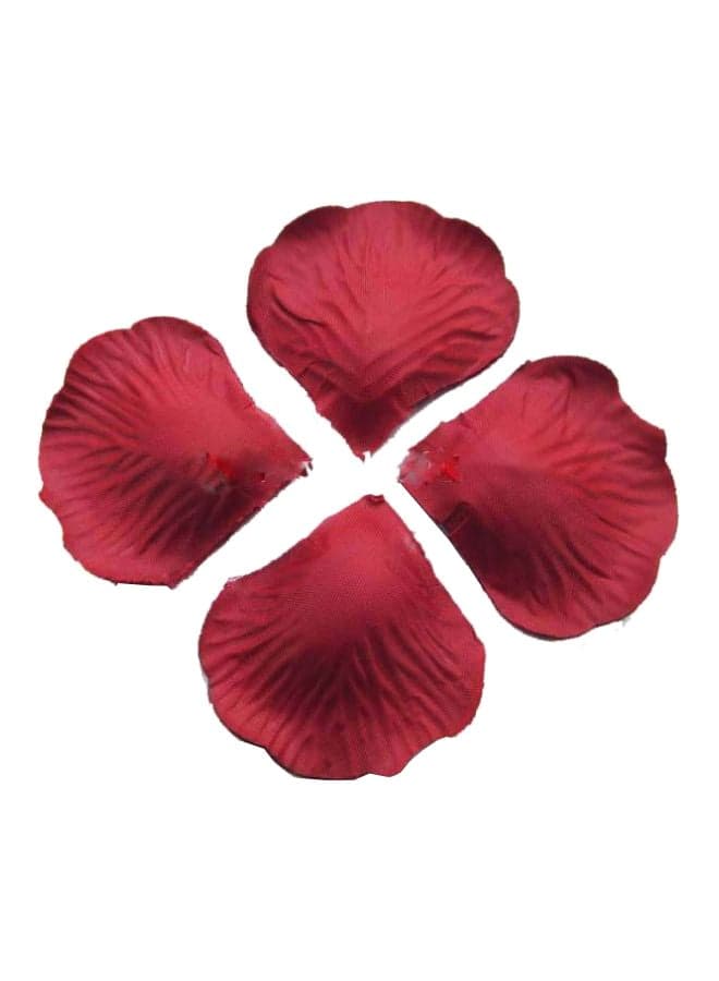1000-Piece Artificial Rose Petal Set Red