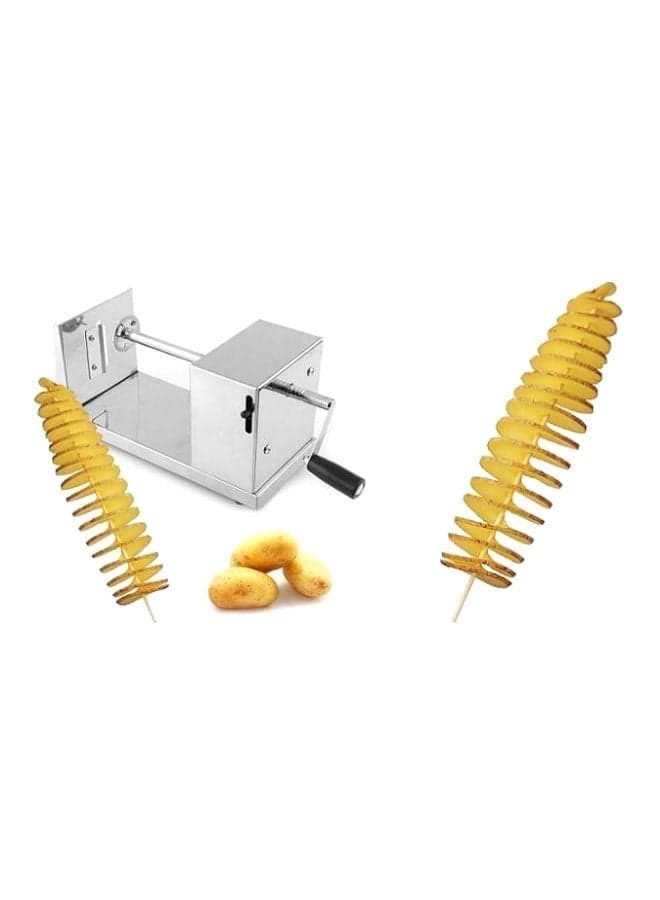 Potato Tornado Spiral Machine Silver 10.25x5.5x4.5inch