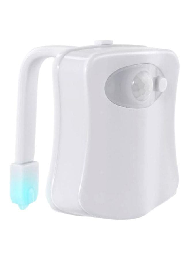 Motion Activated Toilet Night Light White