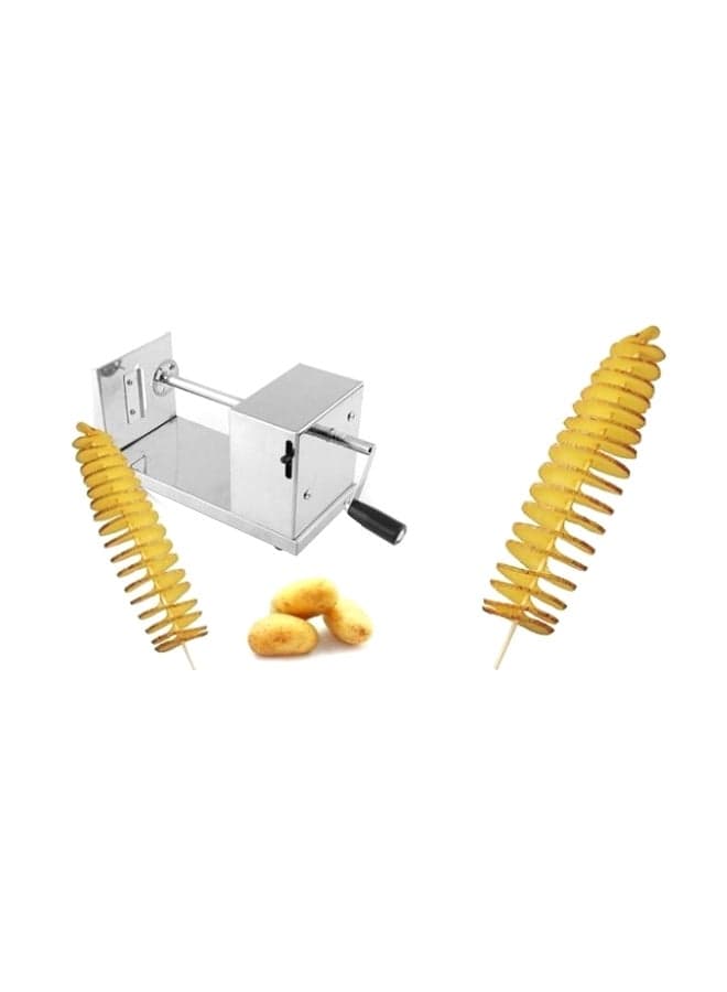 Twisted Vegetable Cutter Silver