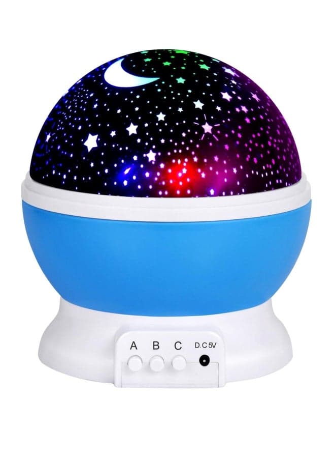 Rotating Sky Cover Projector LED Light Blue/White/Black