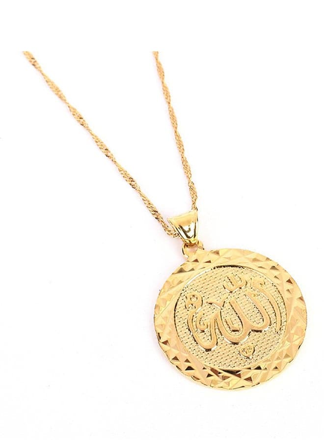 Platinum 24K Pendant Charms Choker Necklace