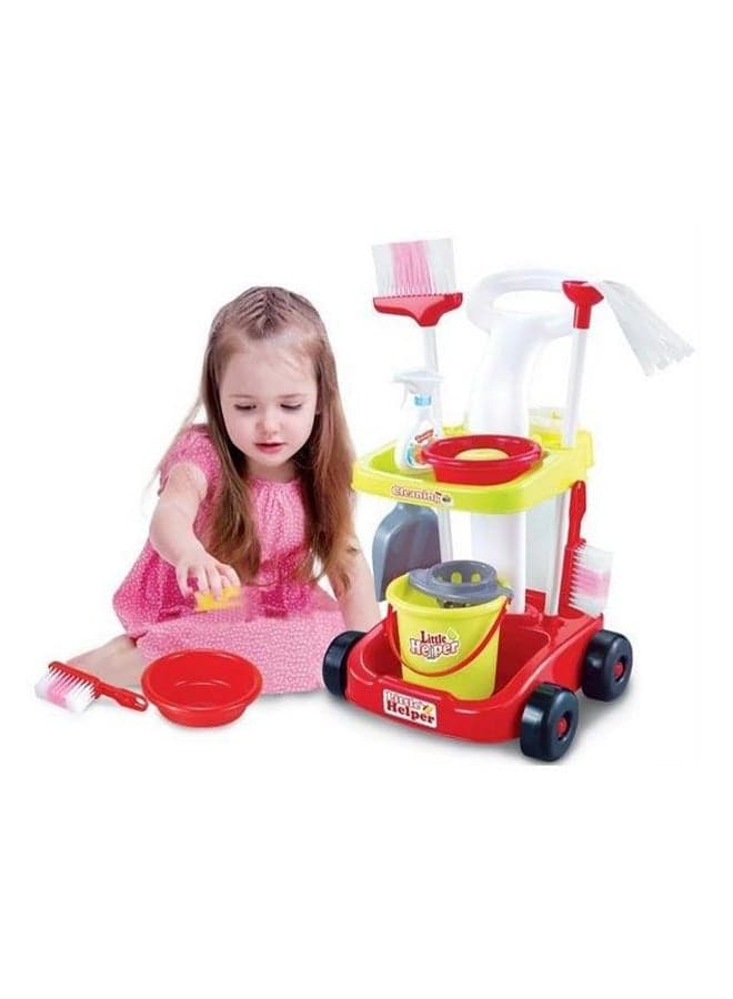 My Cleaning Housekeeping Trolley Little Helper Playset Toy