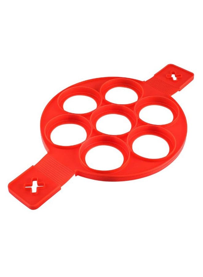 Non-Stick Egg Ring Pancake Mould Red 40x23x1.5cm