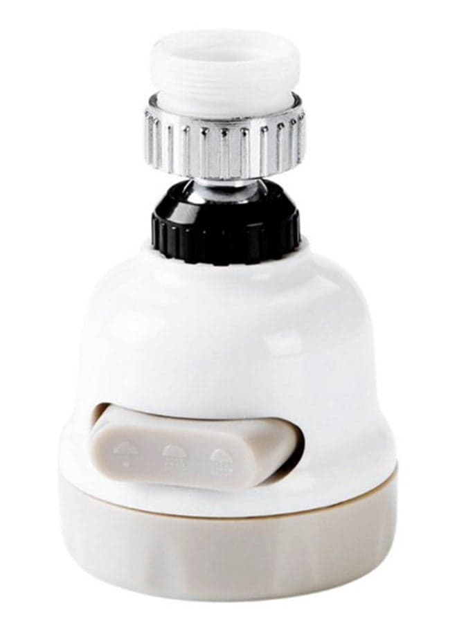 Tap Splash Regulator White/Silver 8.5cm