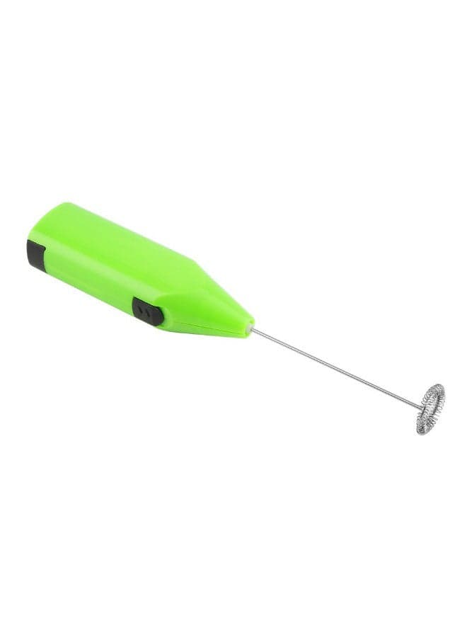 Electric Mini Beating Coffee Mixer Green/Silver 20cm