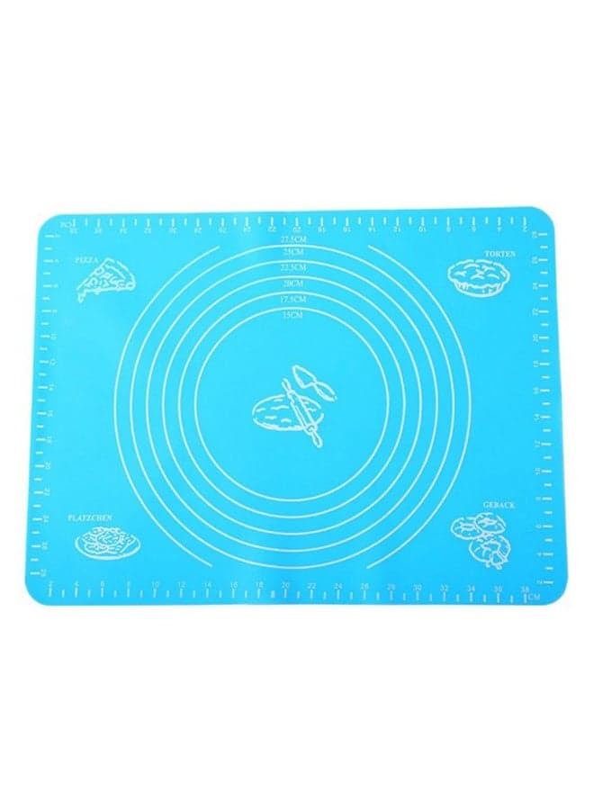 Kitchen Baking Tool Pastry Roll Mat Blue 40 x 30cm