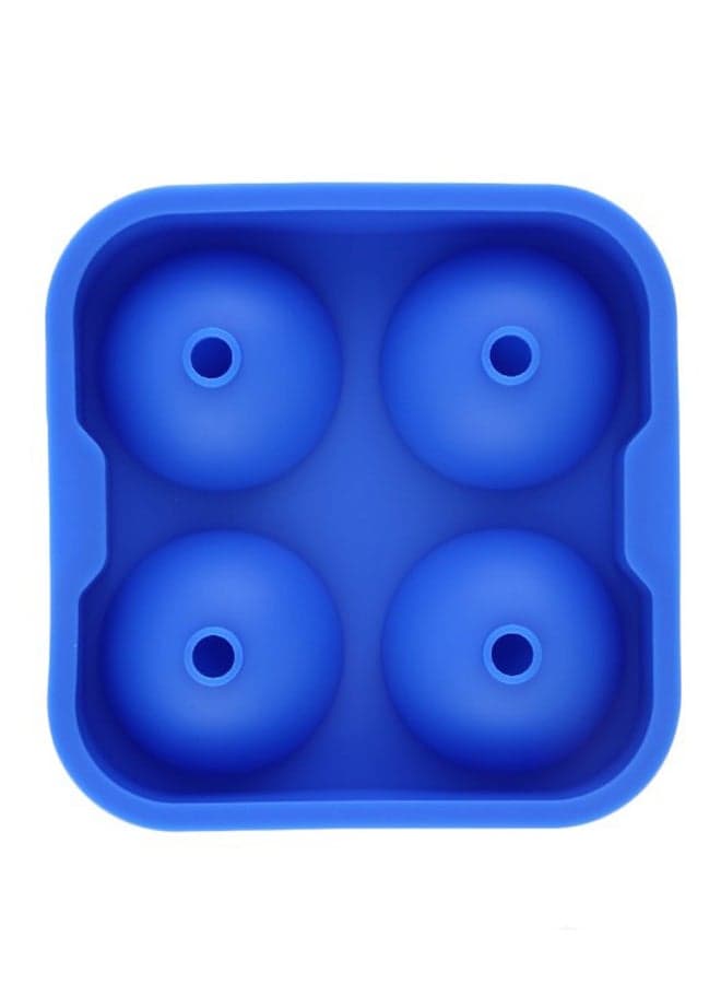 Ice Balls Maker Mold Tray Blue 12 x 12 x 5cm