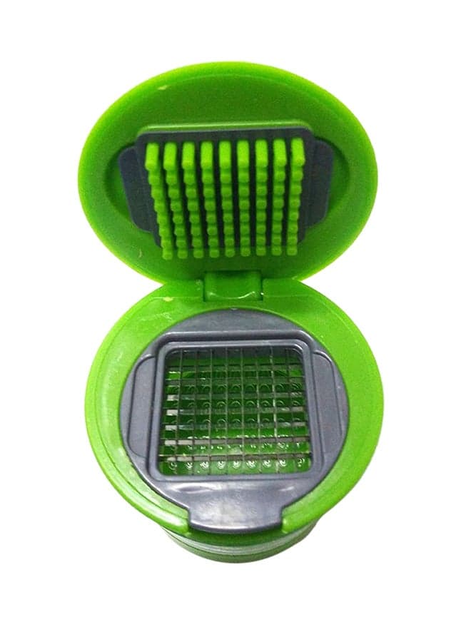 Stainless Steel Hand Pressure Vegetable Kitchen Garlic Chopper Multicolour