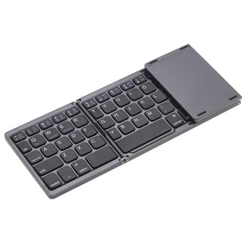 Wireless Bluetooth Keyboard With Touchpad Black
