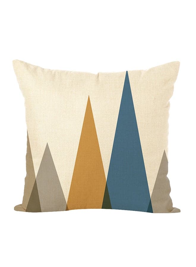 Decorative Geometric Printed Pillow Multicolour