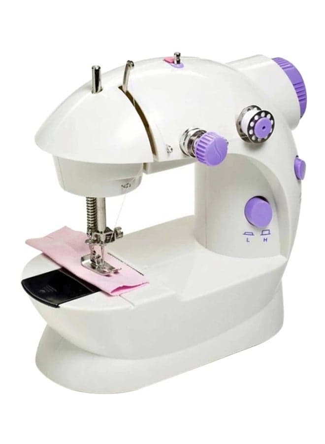 Mini Electric Sewing Machine White/Purple