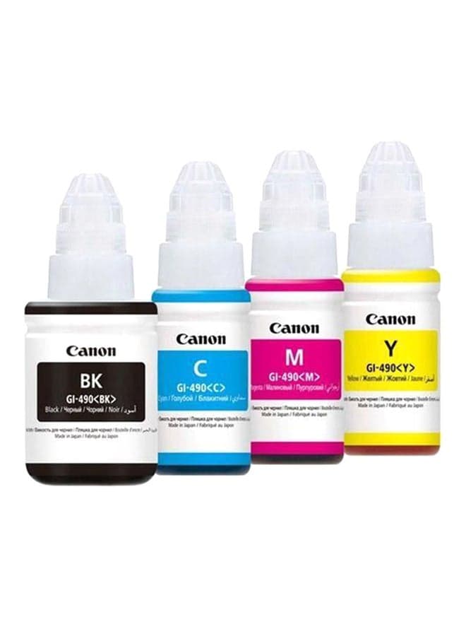 Ink 4 color 490 for printer canon g1400-2400-3400