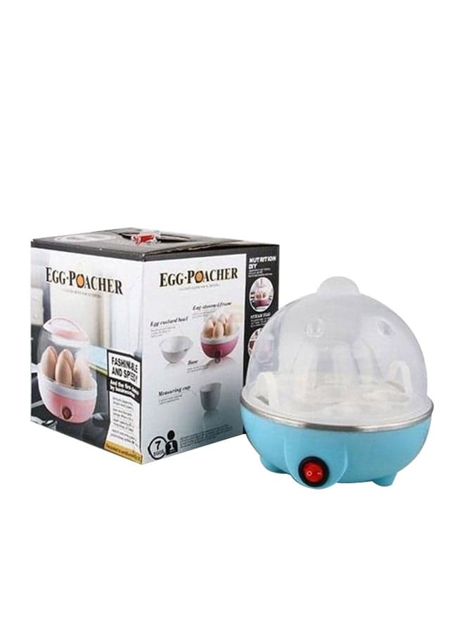 2-In-1 Portable Egg Poacher 350W ESY-2IN1GB Blue/Clear