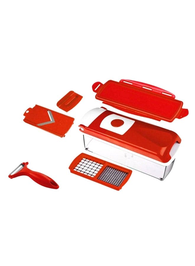 Nicer Dicer Multi Chopper Vegetable Cutter And Fruit Slicer Red