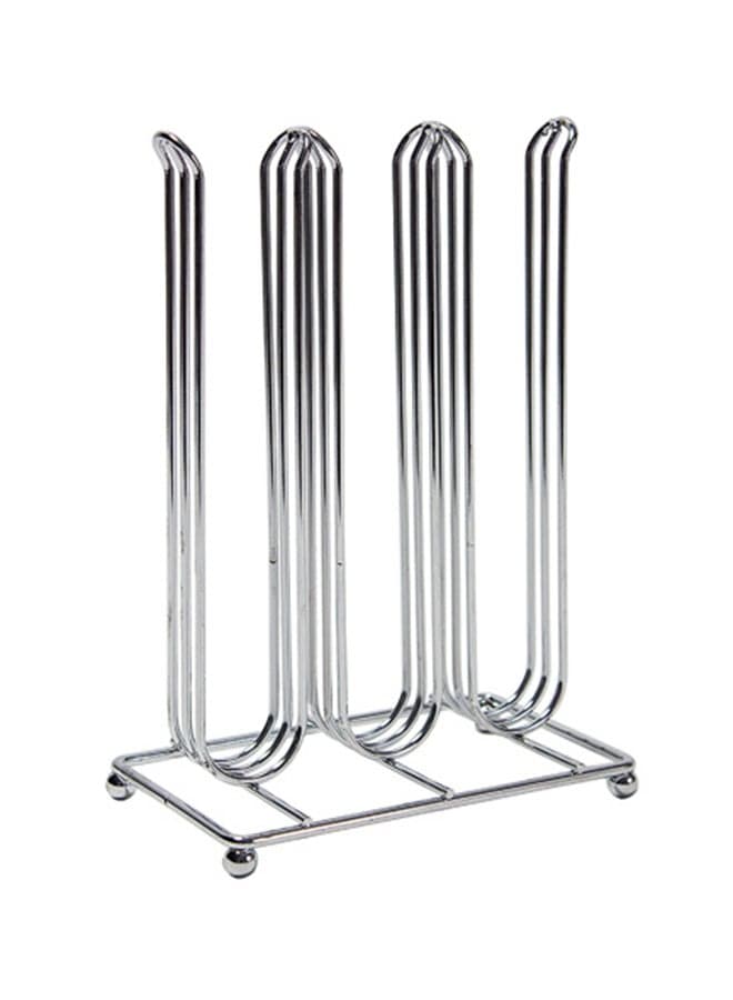 Coffee Capsule Iron Holder With Chrome Plate Silver